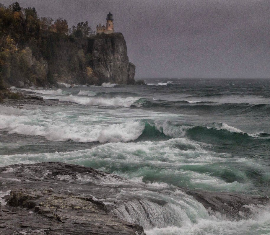 lighthouse storm